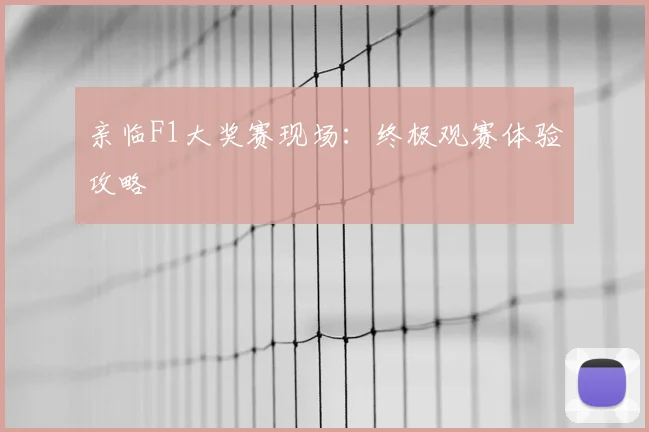 亲临F1大奖赛现场:终极观赛体验攻略